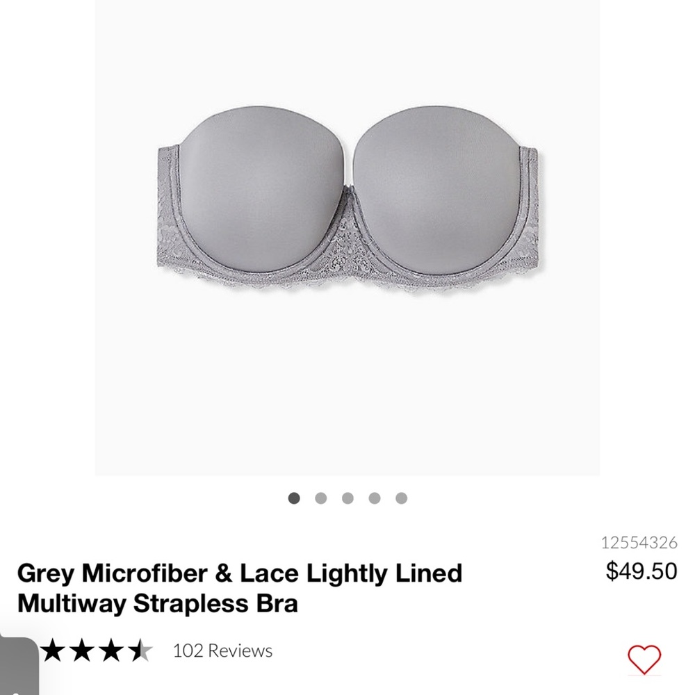 Size 46D torrid bra
